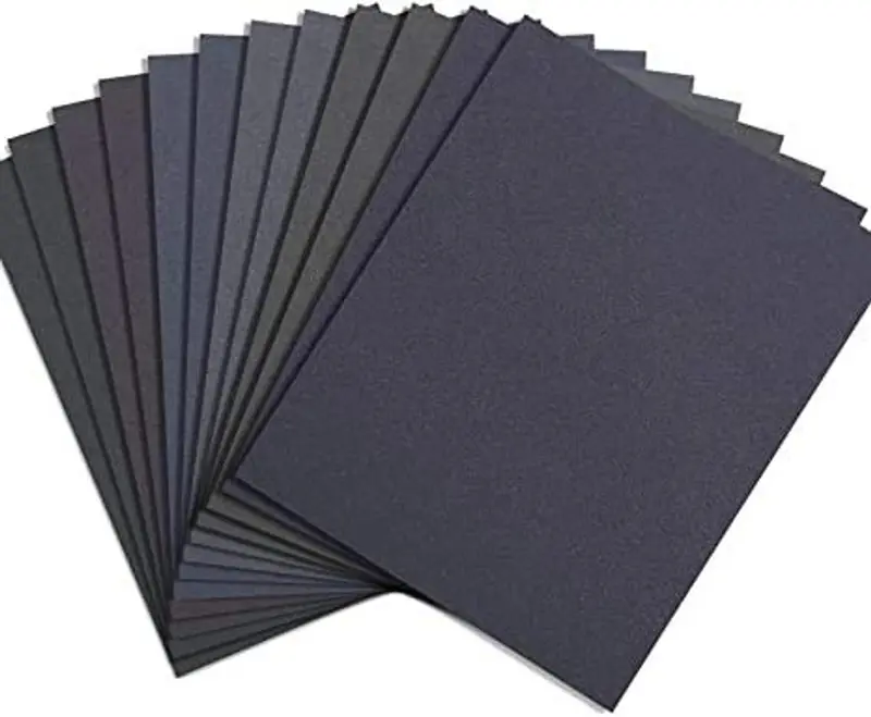 Premium Quality 1000 Pcs 9/14 inch Waterproof Sand Paper For Sanding Purpose(Grit-60)